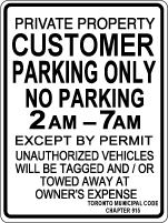 Parking Sign