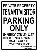 Parking Sign